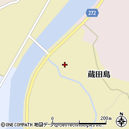 新潟県岩船郡関川村蔵田島273周辺の地図