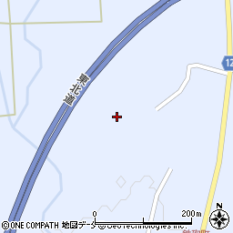 宮城県刈田郡蔵王町宮中野周辺の地図