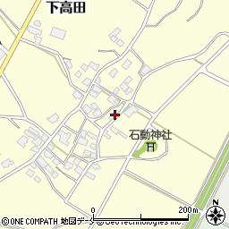 新潟県胎内市下高田627周辺の地図