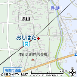 山形県南陽市漆山1354-6周辺の地図