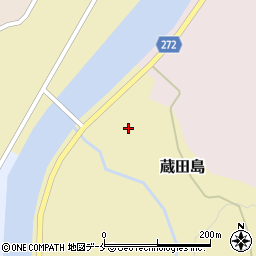新潟県岩船郡関川村蔵田島274周辺の地図