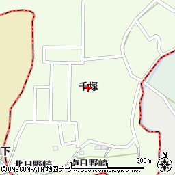 宮城県村田町（柴田郡）沼辺（千塚）周辺の地図