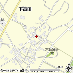 新潟県胎内市下高田632周辺の地図