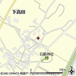 新潟県胎内市下高田635周辺の地図