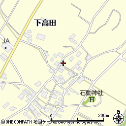 新潟県胎内市下高田633周辺の地図