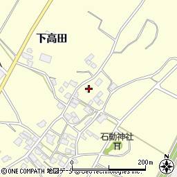 新潟県胎内市下高田818周辺の地図