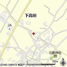 新潟県胎内市下高田734周辺の地図