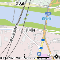 宮城県柴田郡柴田町下名生須川前周辺の地図