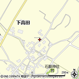 新潟県胎内市下高田741周辺の地図