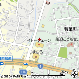 宮城県柴田郡柴田町船岡入袋周辺の地図
