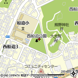 宮城県柴田郡柴田町西船迫周辺の地図
