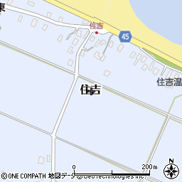 新潟県佐渡市住吉周辺の地図