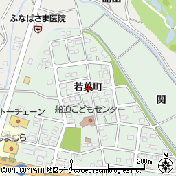 宮城県柴田郡柴田町船岡若葉町周辺の地図