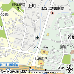 宮城県柴田郡柴田町本船迫上町12周辺の地図