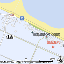 新潟県佐渡市住吉201周辺の地図