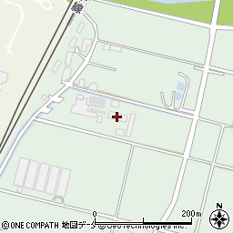 ＪＡ胎内市　カントリーエレベーター中条第１・精米工場周辺の地図