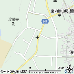 山形県南陽市漆山1822-2周辺の地図