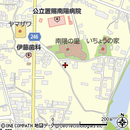 山形県南陽市宮内1232-8周辺の地図