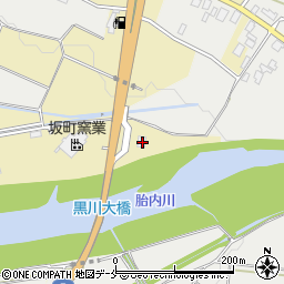 新潟県胎内市黒川7周辺の地図