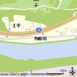 宮城県柴田郡柴田町船迫外余川周辺の地図