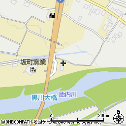 新潟県胎内市黒川11周辺の地図
