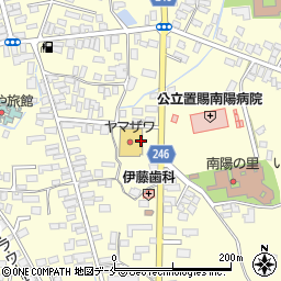 山形銀行ヤマザワ宮内店 ＡＴＭ周辺の地図