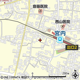 山形県南陽市宮内2861-26周辺の地図