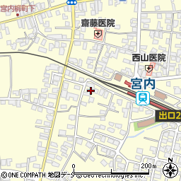 山形県南陽市宮内2861-16周辺の地図