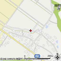 新潟県胎内市下館周辺の地図
