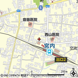 山形県南陽市宮内2872-2周辺の地図