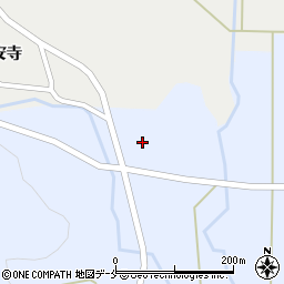 宮城県刈田郡蔵王町宮沢田周辺の地図