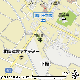 新潟県胎内市黒川1436周辺の地図