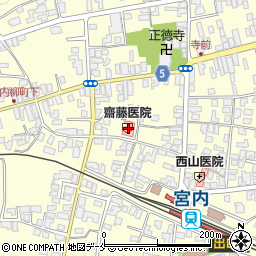 齋藤医院周辺の地図