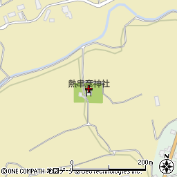 熱串彦神社周辺の地図