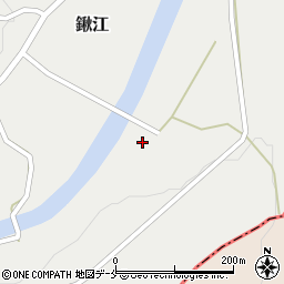 新潟県胎内市鍬江391周辺の地図