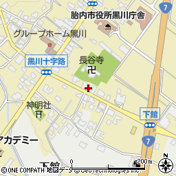 新潟県胎内市黒川1447周辺の地図