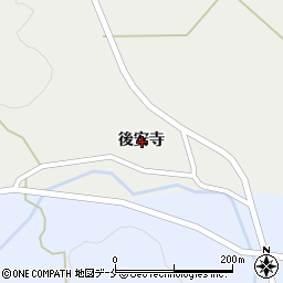 宮城県刈田郡蔵王町曲竹後安寺周辺の地図