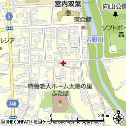 吉田・板金周辺の地図