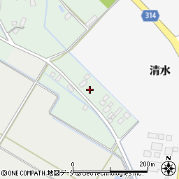 新潟県胎内市鴻ノ巣353周辺の地図