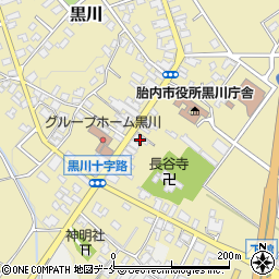 新潟県胎内市黒川1417周辺の地図