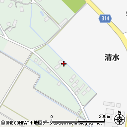 新潟県胎内市鴻ノ巣352周辺の地図