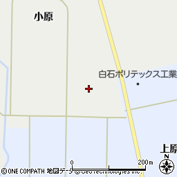 宮城県刈田郡蔵王町曲竹中原周辺の地図