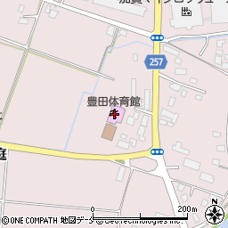 長井市民豊田体育館周辺の地図