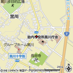 新潟県胎内市黒川1410周辺の地図