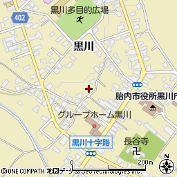 新潟県胎内市黒川1228周辺の地図