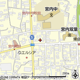 山形県南陽市宮内2442-15周辺の地図