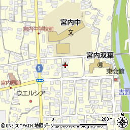 山形県南陽市宮内2422-19周辺の地図