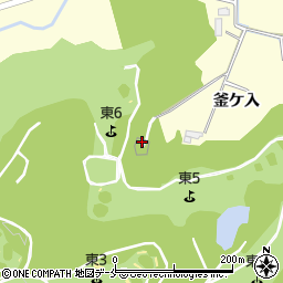 釜蛇水神社周辺の地図