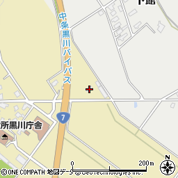 新潟県胎内市黒川1668周辺の地図