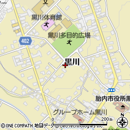 新潟県胎内市黒川1112周辺の地図